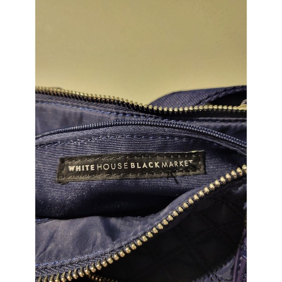 White House Black Market Navy Purse - Nylon - Picture 9 of 9
